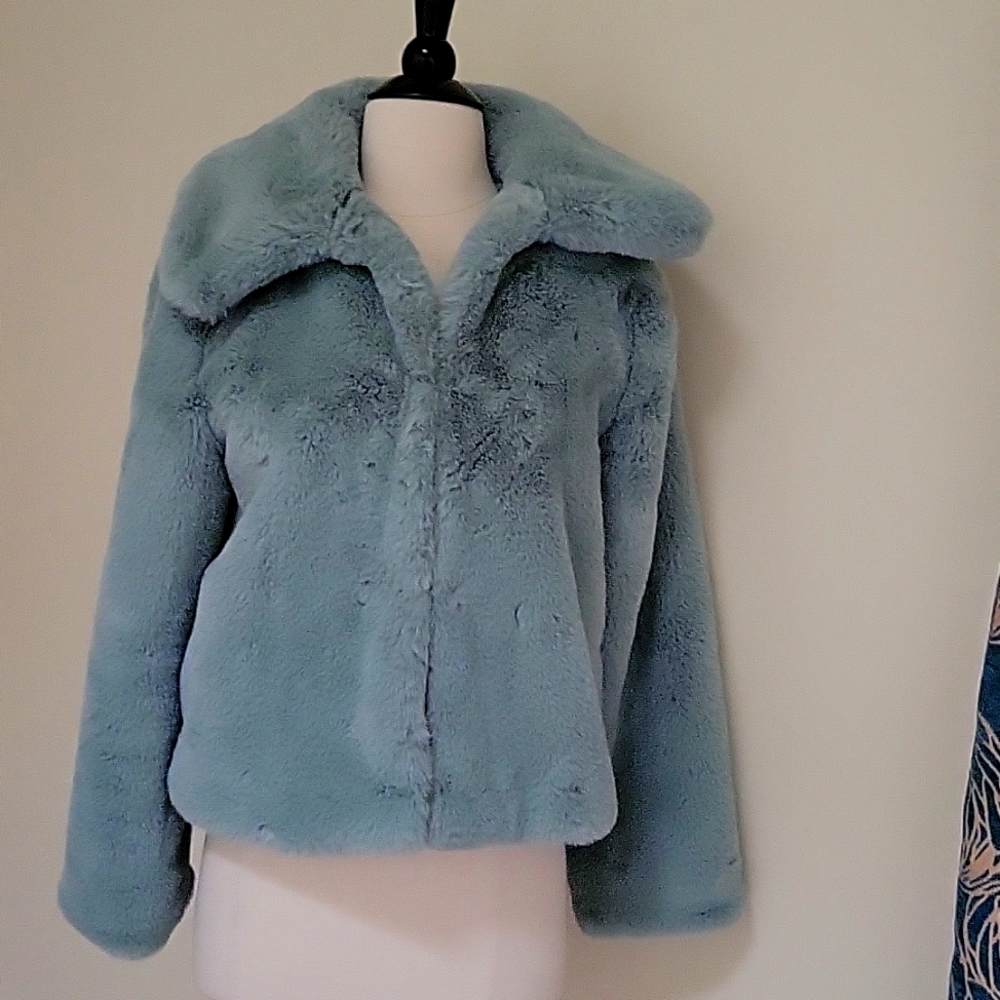 Fab Faux Fur Coat by Topshop